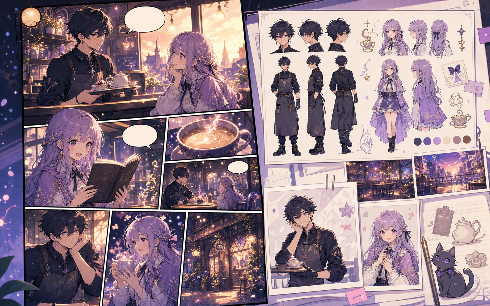 Fantasy Cafe comic case
