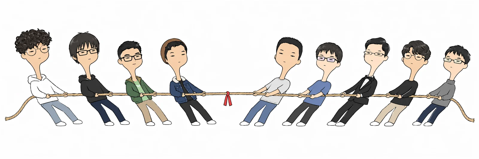 Cartoon Tug of War, published ChatGPT Images 2.0 example