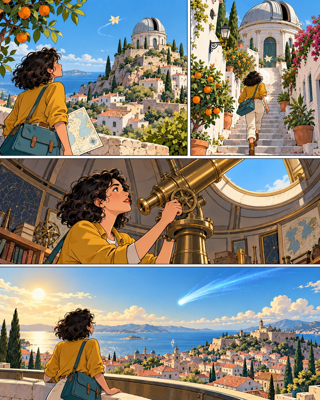 European Ligne Claire: The Blue Observatory